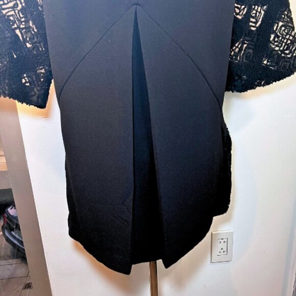 LUCKY BRAND Black Mixed Material Embroidered Mesh Open Cardigan Size S - Picture 12 of 16